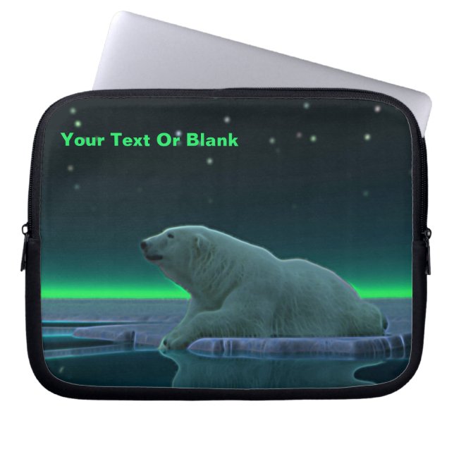 Ice Kant Polar Bear Laptop Fodral (Framsidan)