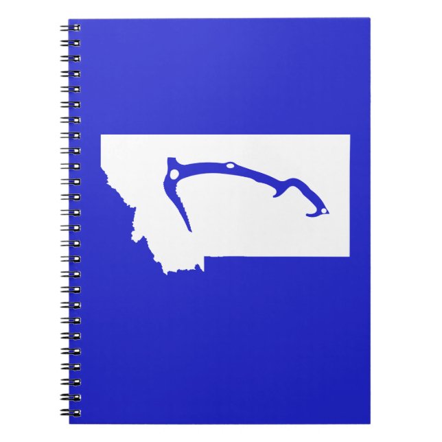 Ice klättb Montana Anteckningsbok Med Spiral (Framsidan)