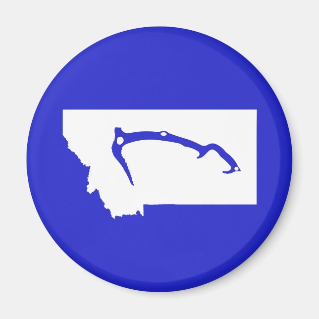 Ice klättb Montana Magnet (Framsidan)