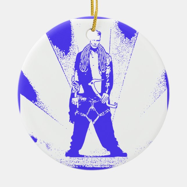 Ice Klib Baby Julgransprydnad Keramik (Framsidan)