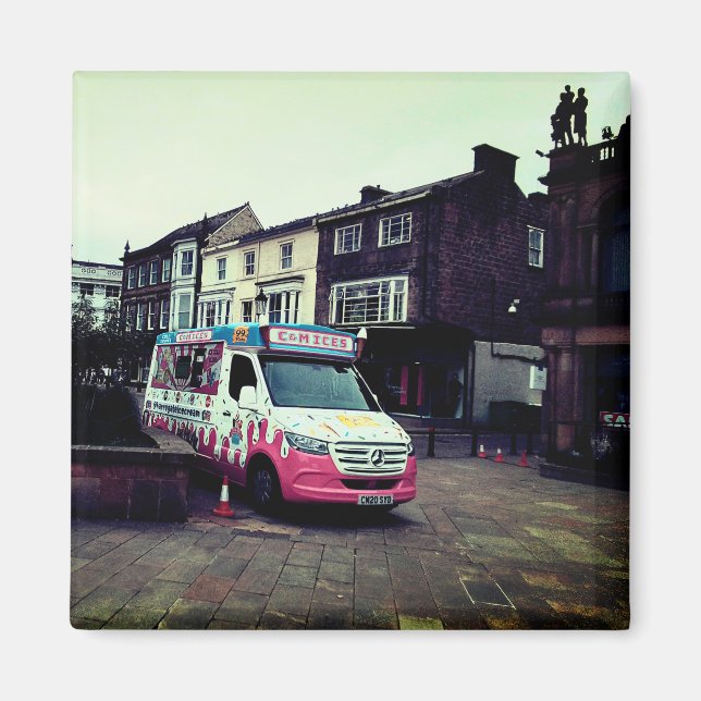 Ice kräm van magnet (Framsidan)