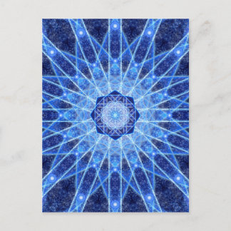 Ice Lotus Mandala Vykort