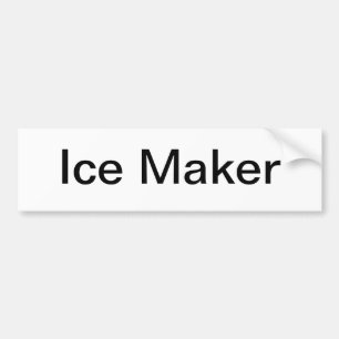 Ice Maker-tecken/ Bildekal