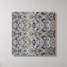 Ice Metal Fire II Sträckt Canvastryck