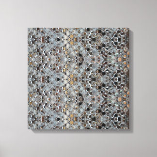 Ice Metal Fire II Sträckt Canvastryck