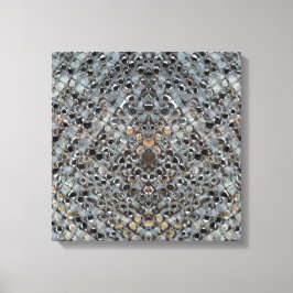 Ice Metal Fire III Sträckt Canvastryck