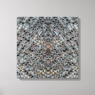 Ice Metal Fire III Sträckt Canvastryck