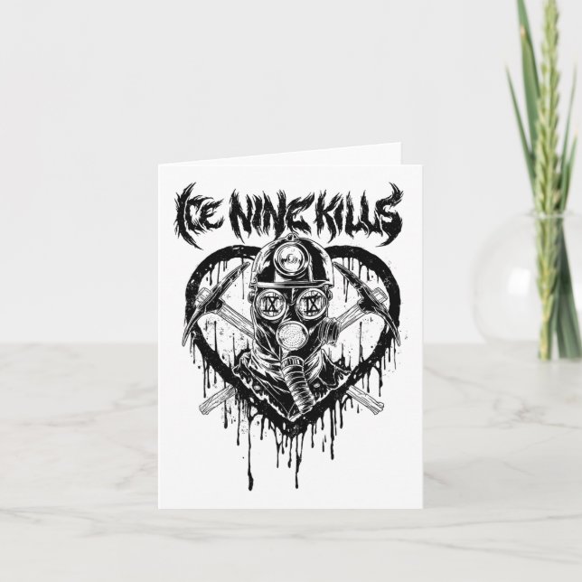 Ice Nine Kills – Valentine Mask  Kort (Framsida)