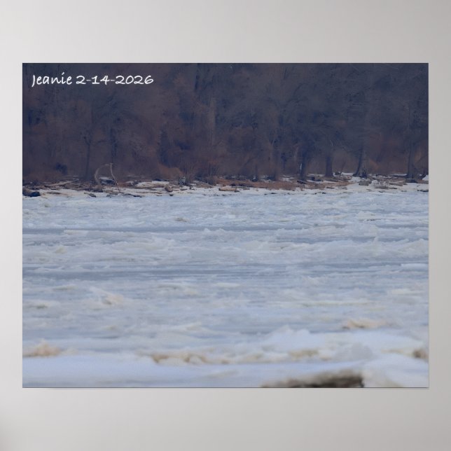 Ice on the Delaware River 2026 Poster (Framsidan)