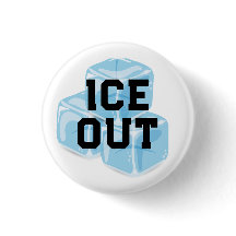 ICE OUT blue ice