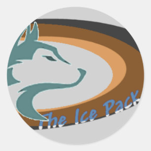 Ice Pack Sticker Runt Klistermärke