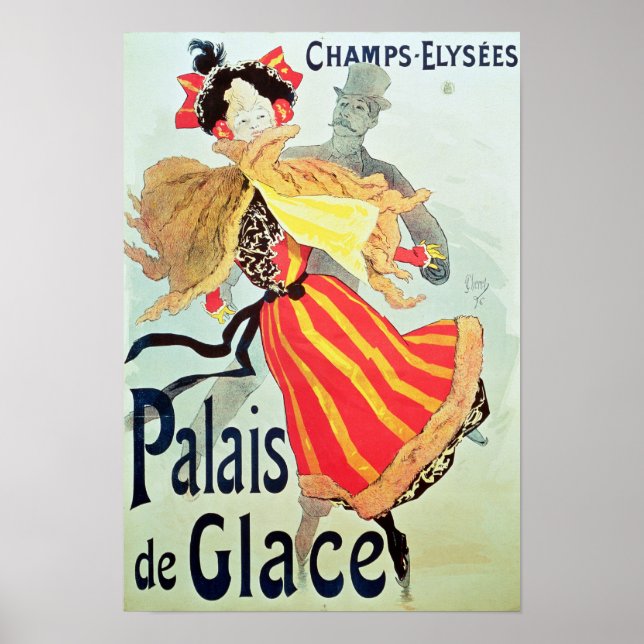 Ice Palace', Champs Elysee, Paris, 1893 Poster (Framsidan)
