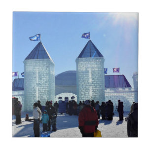 Ice Palace i Carnaval de Quebec, Kanada Kakelplatta