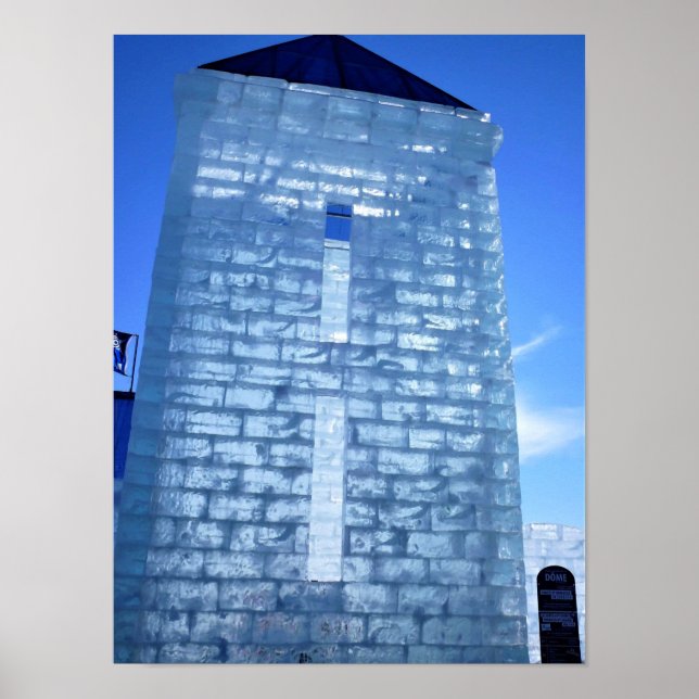 Ice Palace i Carnaval de Quebec, Kanada Poster (Framsidan)