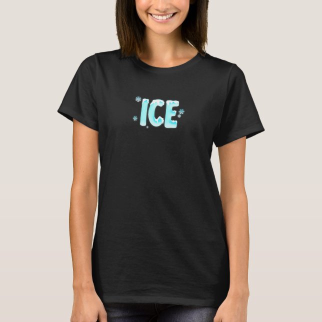 Ice Party Costume Inslag par Matching T Shirt (Framsida)
