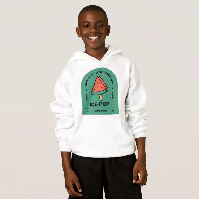 Ice Pop Food är mitt Kärlek-språk T Shirt (Hel framsida)