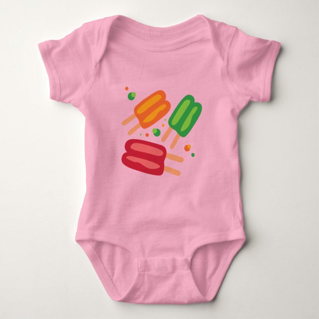 Ice Pops Infant T-Shirt (Framsida)