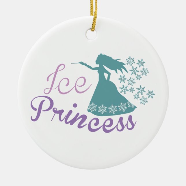 Ice Princess Julgransprydnad Keramik (Framsidan)