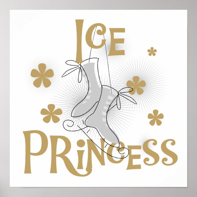 Ice Princess T-shirts och presenter Poster (Framsidan)