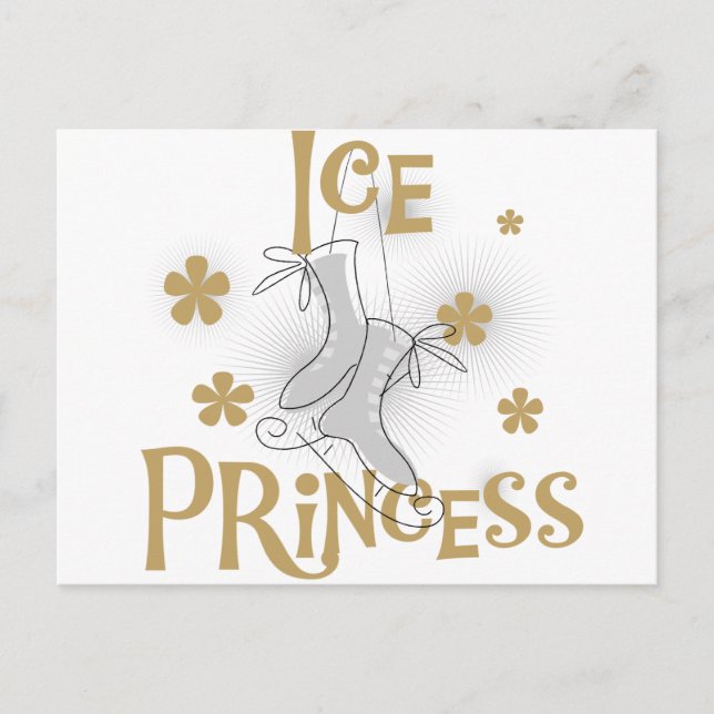 Ice Princess Tshirts och Gifts Vykort (Framsida)