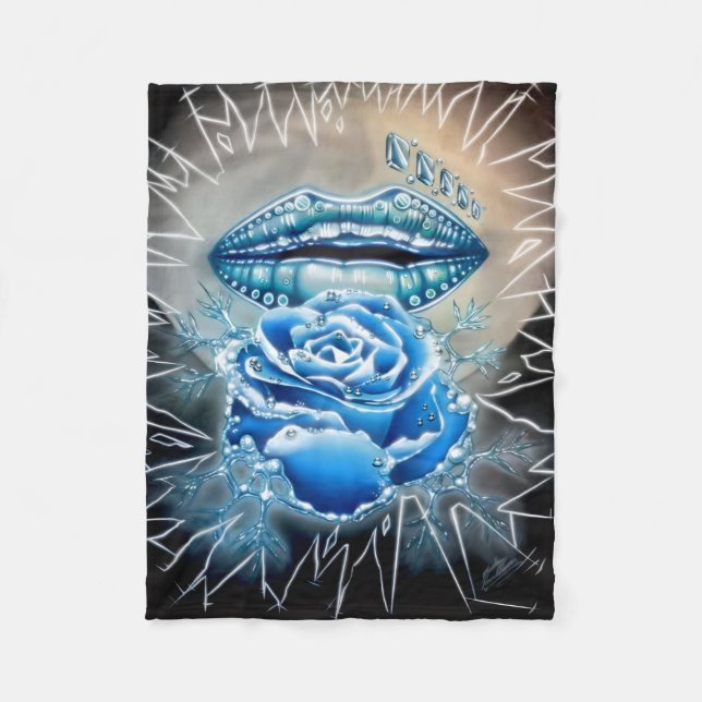 "Ice Queen" Fleecefilt (Framsidan)