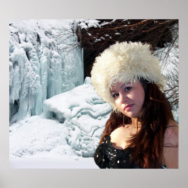 Ice Queen och hennes palats Poster (Framsidan)