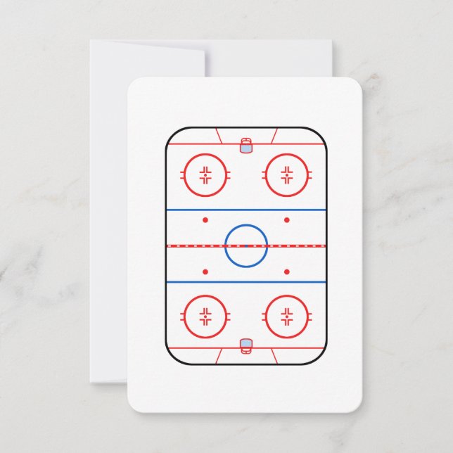 Ice Rink Diagram Hockey Game Assion (Framsida)