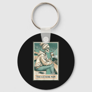 Ice Rink Mamma Skeleton Card Gift Hockey Ice Skati Nyckelring