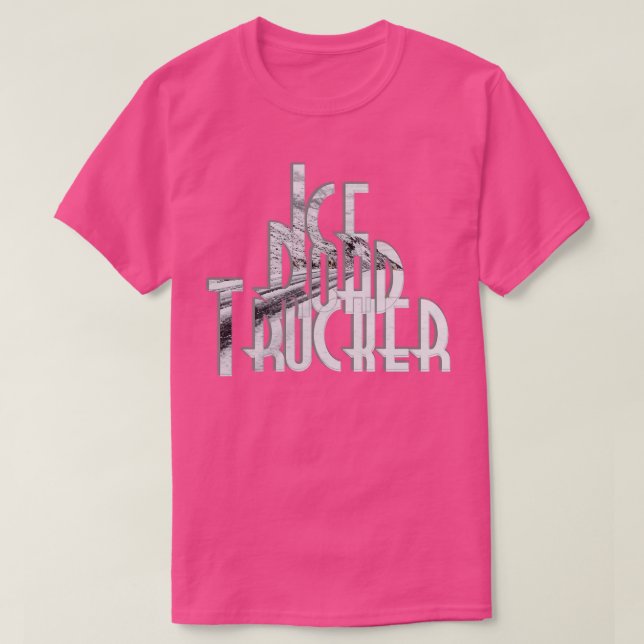 Ice Road Trucker T Shirt (Design framsida)