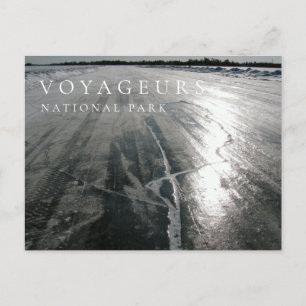 Ice Road, Voyageurs National Park, MN Vykort