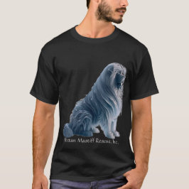Ice Sitta Tibetan Mastiff Black T-shirt