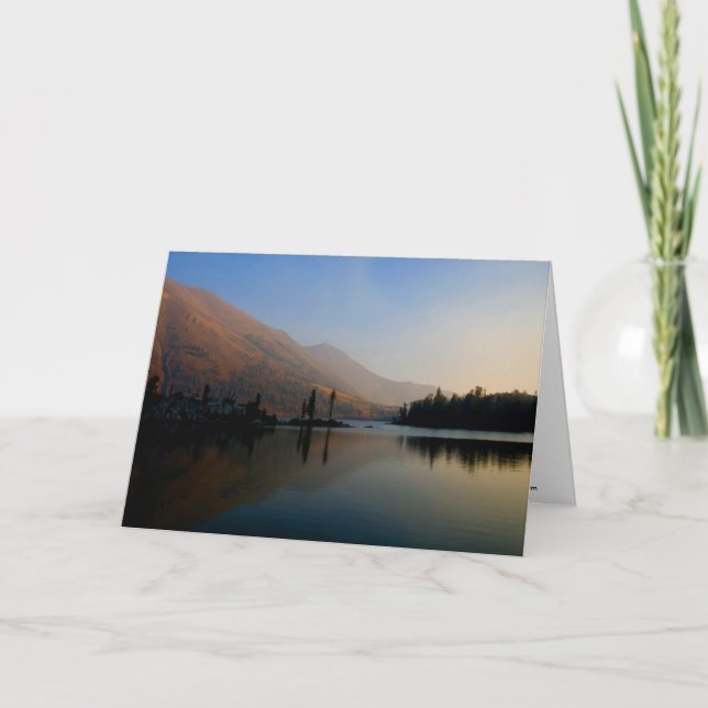 ICE SJÖ: Oktobermorgon Kort (Framsida)