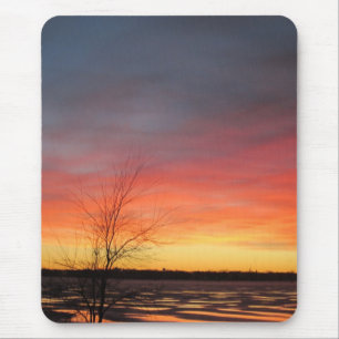 Ice Sjö Sunset Mousepad Musmatta