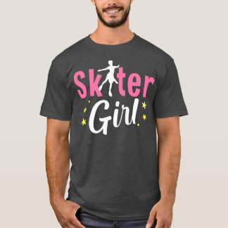 Ice Skater Girl Figur Ice Skating Winter Sports I T Shirt