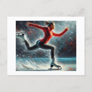 Ice-Skaterna Vykort