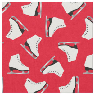 Ice Skates Figur Skating Rink Red Tyg