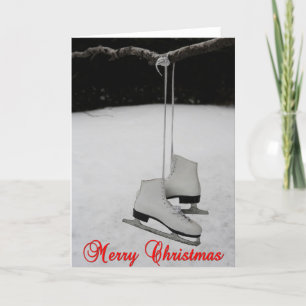 Ice Skates julkort Helgkort