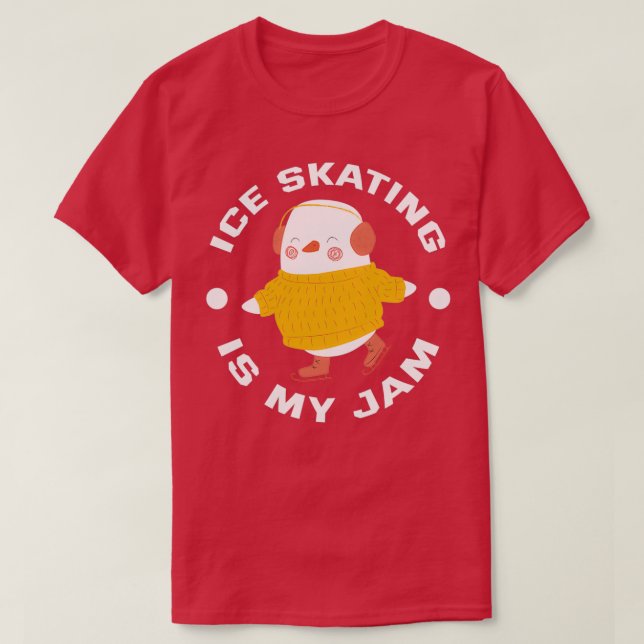 Ice Skating 99 T Shirt (Design framsida)