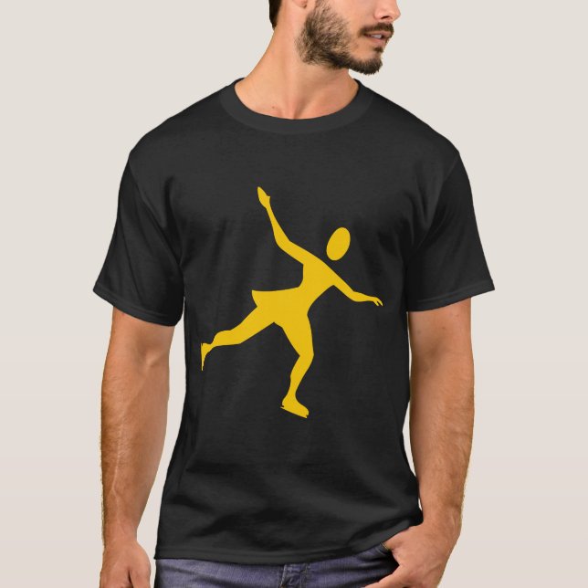 Ice Skating - Amber T-shirt (Framsida)