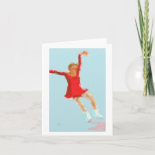 Ice Skating Art Kort