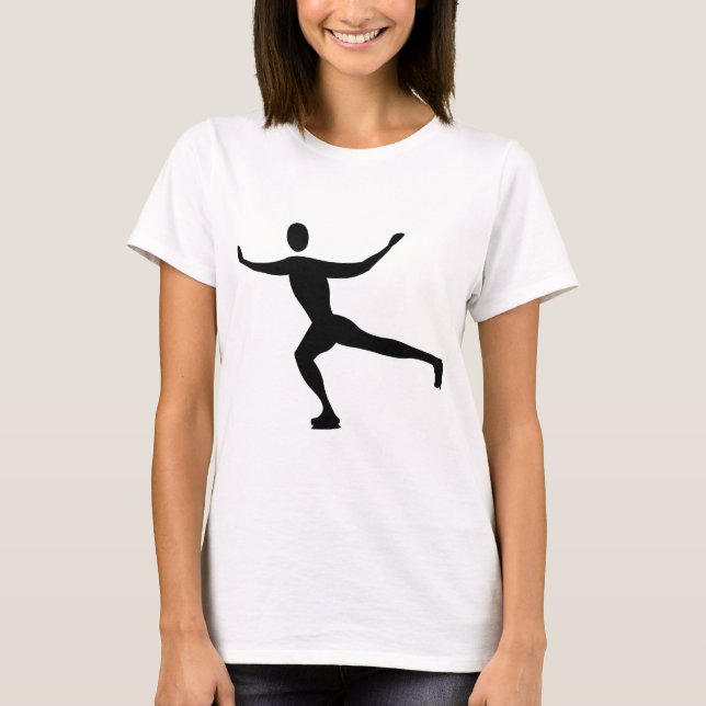 Ice Skating - Black Tee (Framsida)