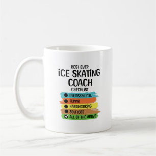 Ice Skating Coach Figur Skating Teacher Trainer Kaffemugg