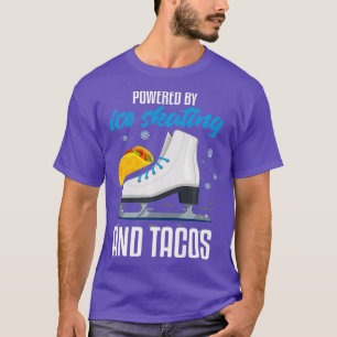 Ice Skating Funny Taco Älskare Quote Ice Skater T Shirt