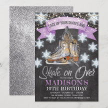 Ice Skating Girl Birthday