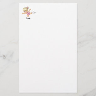 Ice Skating Girl Brevpapper