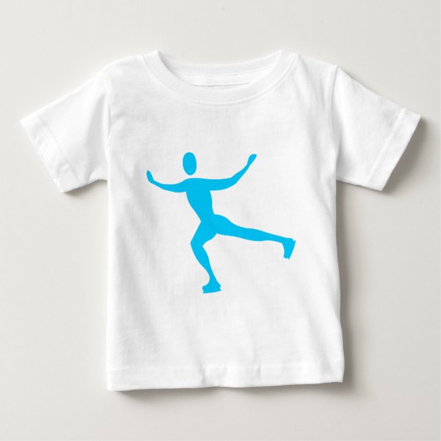 Ice Skating - Himlar Blue T Shirt (Framsida)