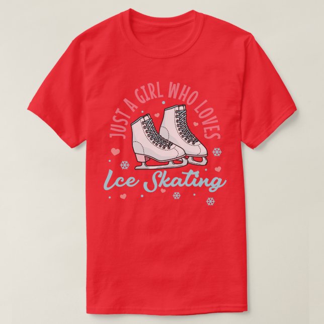 Ice Skating Ice Skater T Shirt (Design framsida)