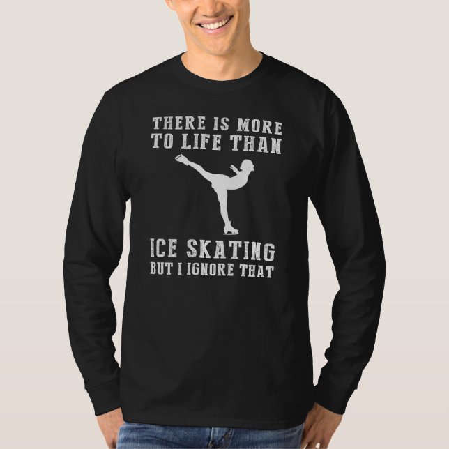 Ice-Skating Ignorance T-Shirt (Framsida)