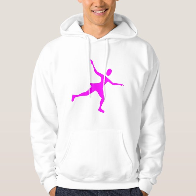 Ice Skating - Magenta Sweatshirt (Framsida)