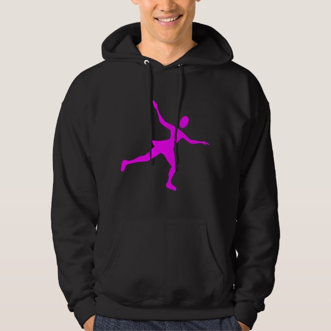 Ice Skating - Magenta Sweatshirt (Framsida)